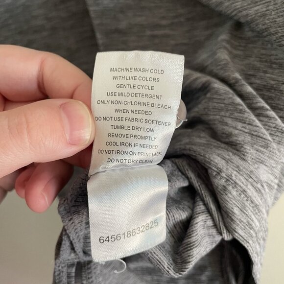 Cool Keep Men SZ L Heather Gray Short Sleeve 2 Button Collared Polo Shirt - Picture 9 of 10